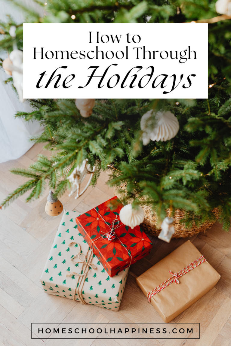 Tips for Homeschooling During the Holiday Season
