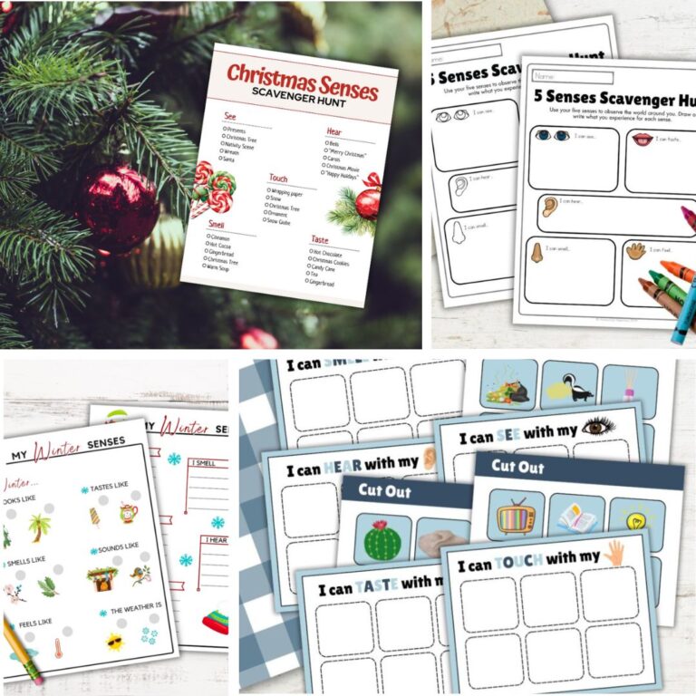 Free Five Senses Worksheets for Fun, Hands-On Learning