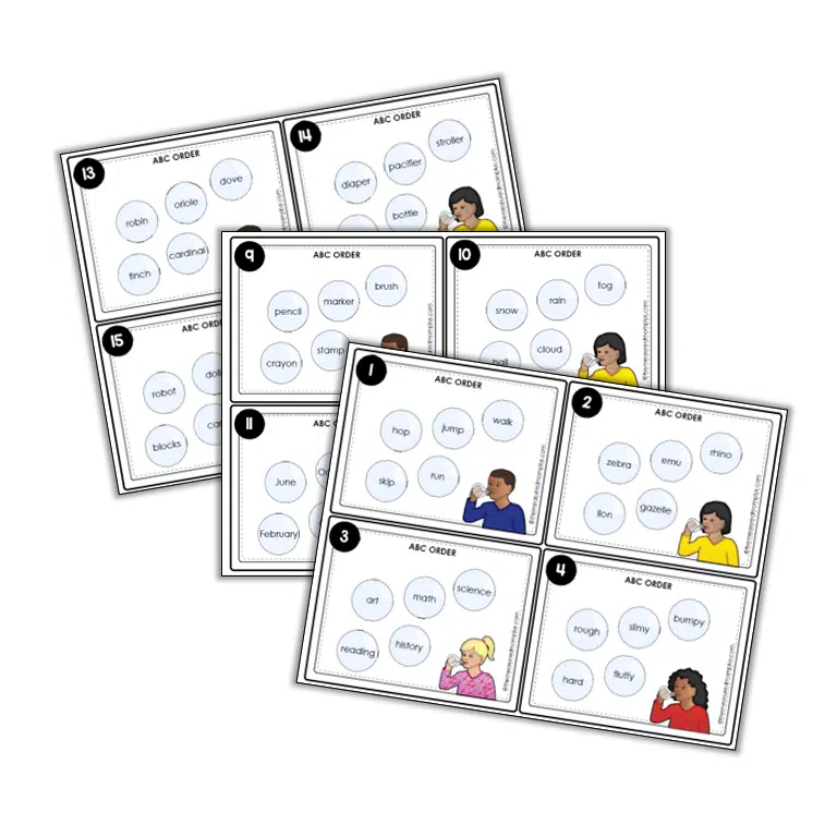 Image for ABC Order Task Cards