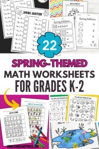 Free Spring Math Worksheets for Homeschool Learning