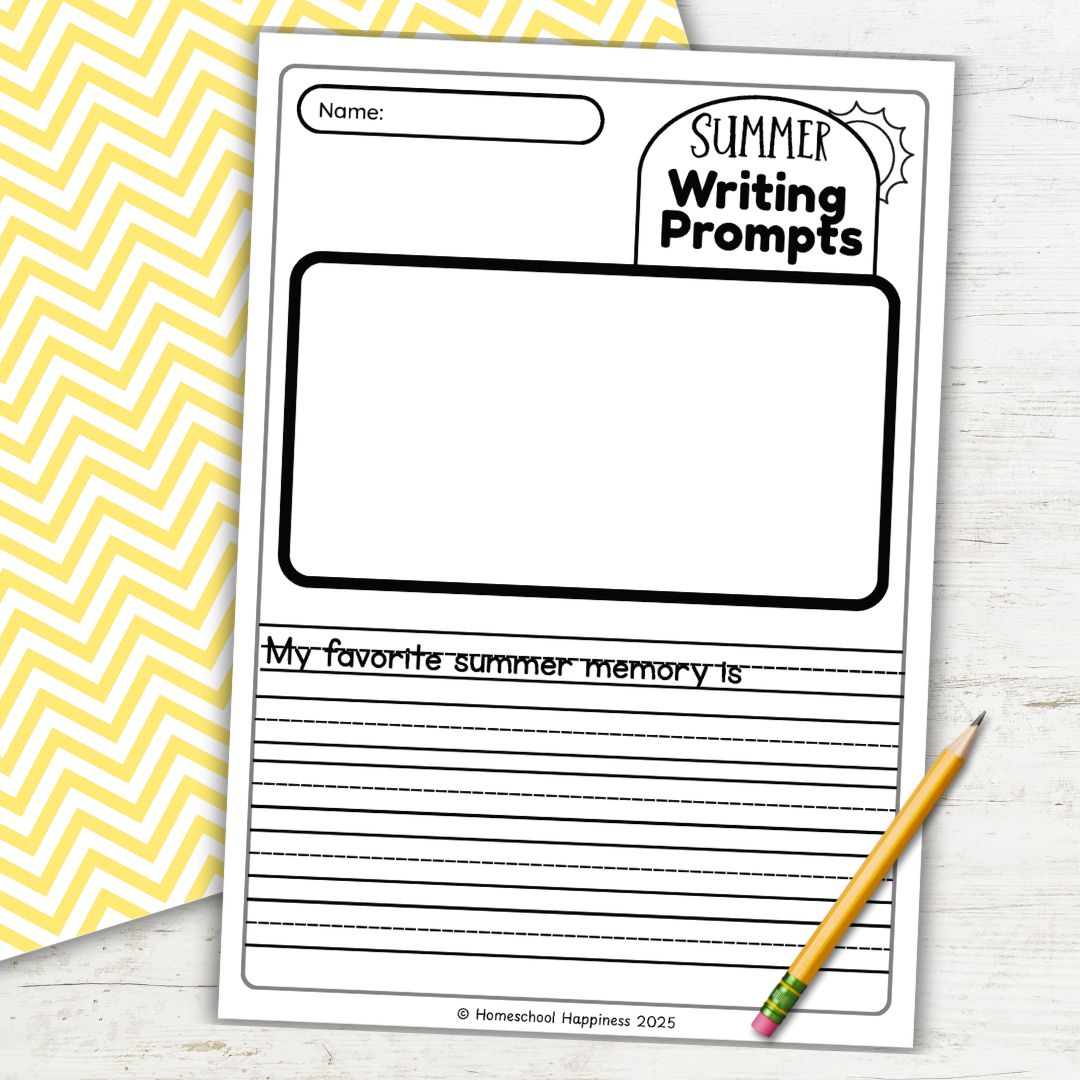 Summer 2nd Grade Writing Prompts (Free Printable Pack)